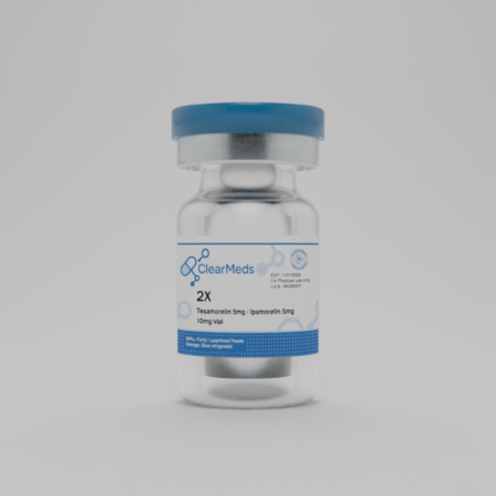 2X Blend Tesamorelin (5mg) / Ipamorelin (5mg)